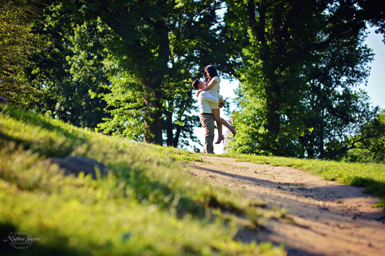 Engagement shoot Bethesda Central Park NY