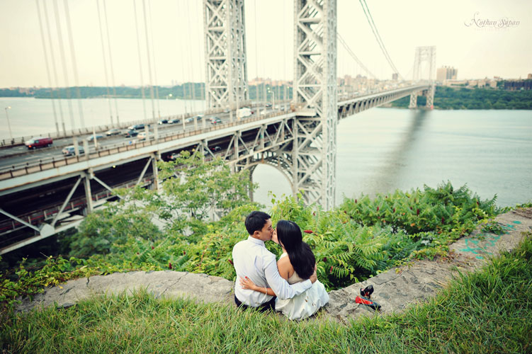 Engagement shoot Fort Lee Historic Park NJ2