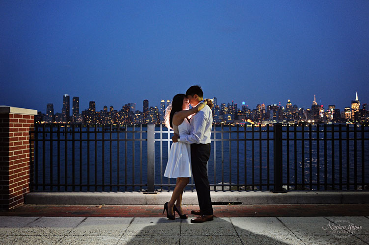 Engagement shoot Hoboken Waterfront NJ1