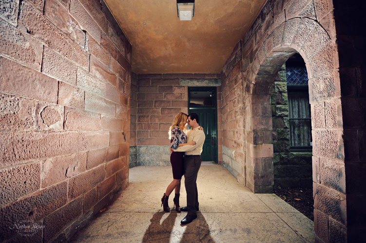 Engagement shoot Lambert Castle Paterson NJ