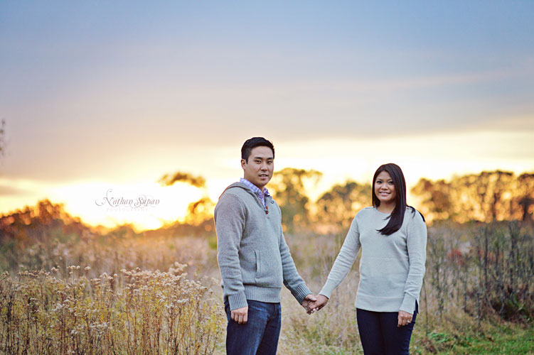 Engagement shoot Natinar Park Peapack NJ