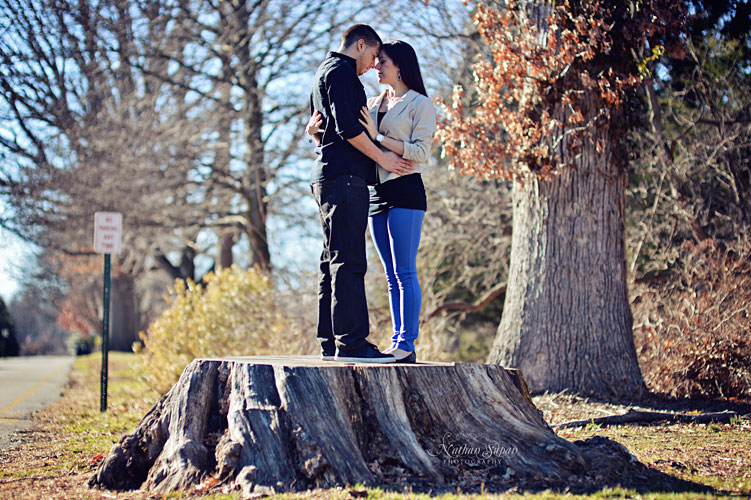 Engagement shoot Rutgers Garden New Brunswick NJ2