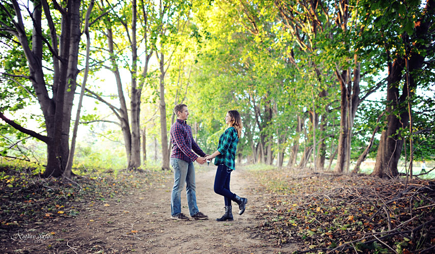 Engagement shoot Thompson Park Lincroft NJ